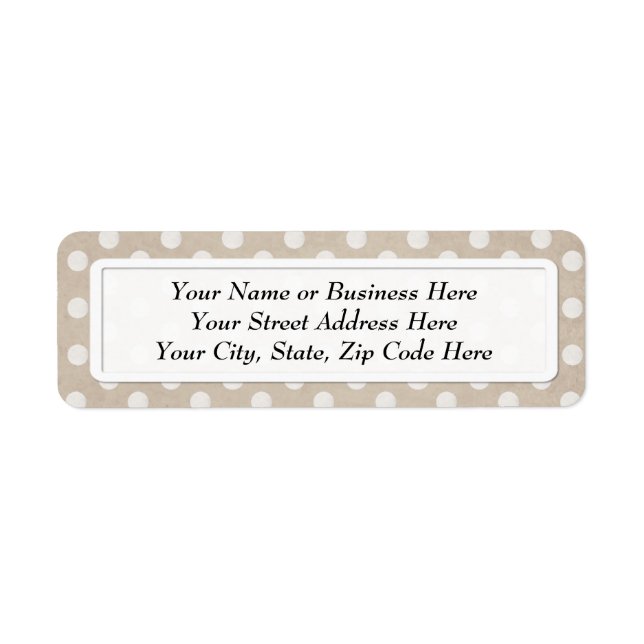 Poche blanche Pointe d'impression Adresse de retou (Devant)