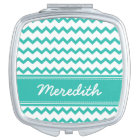 Chevron Motif Compact Miroir cadeau de fête de la