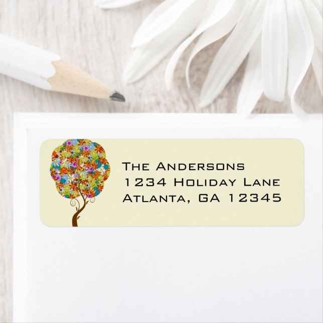 Poche de forêt enchantée Arbre à conte de fées flo (En situation)