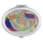 L'éléphant dans le miroir de cosmétique de pièce