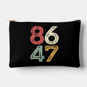 Pochette À Accessoires 86 47 Anti Trump Vintage années 80 Style Rétro