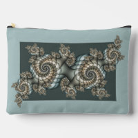 Abstrait Beige clair Bleu Fractal Art Spirales