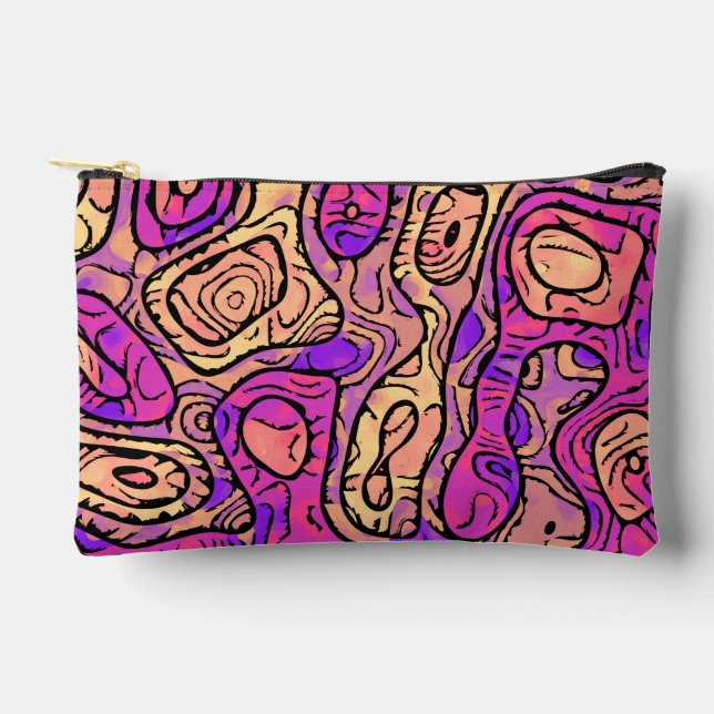 Pochette À Accessoires Abstrait dynamique (Recto)