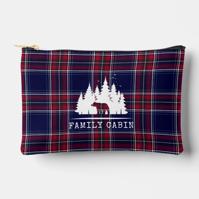 Pochette À Accessoires Accessoires Cabines confortables Classic Plaid en  (Recto)