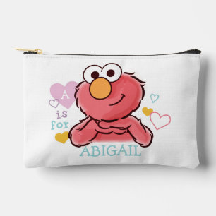 Pochette À Accessoires Adorable Elmo Ajoutez Votre Propre Nom