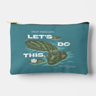 Pochette À Accessoires Alligator - Le Lotus Blanc