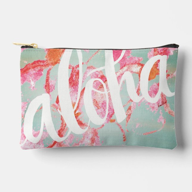 Pochette À Accessoires Aloha Aquarelle Pouch (Recto)
