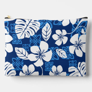 POCHETTE À ACCESSOIRES ALOHA VENDREDI MOTIF EN BLEU