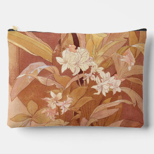 Pochette À Accessoires Alphonse Mucha Art Nouveau Détail floral