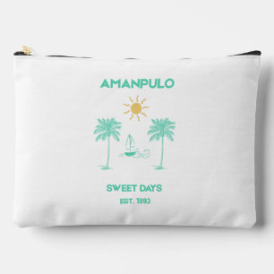 Pochette À Accessoires Amanpulo Île Privée Chic Rétro