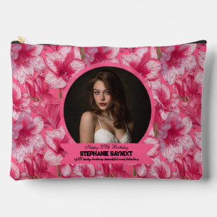 Pochette À Accessoires Amaryllis Inspiré Joyeux Anniversaire Féminin