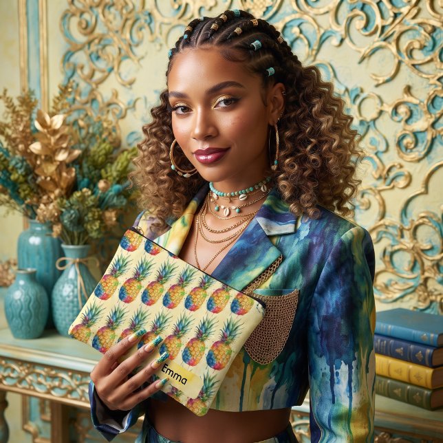Pochette À Accessoires Ananas (Créateur téléchargé)