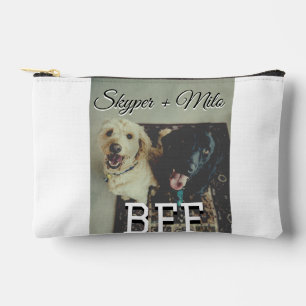 Pochette À Accessoires Animaux de compagnie amis besties ajouter nom anim