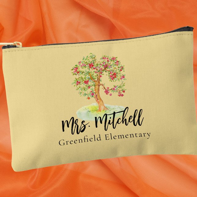 Pochette À Accessoires Appréciation de l'enseignant Merci Aquarelle moder (Créateur téléchargé)