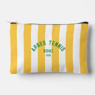 Pochette À Accessoires Apres Tennis Rome 2025 Cabana Jaune Bande