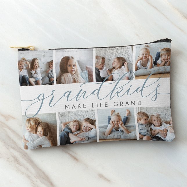 Pochette À Accessoires Ardoise | Les petits-enfants font la vie Grand Pho (Créateur téléchargé)