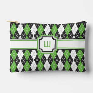 Pochette À Accessoires Argyle Rétro