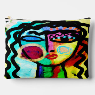 Pochette À Accessoires Art Abstrait coloré
