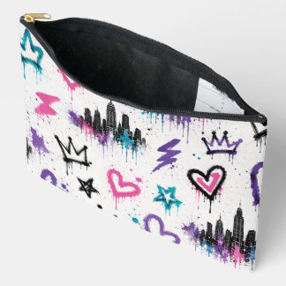 Pochette À Accessoires Art de rue graffiti urbain Skyline NYC