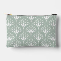 Art Déco floral artistique vert sauge doux