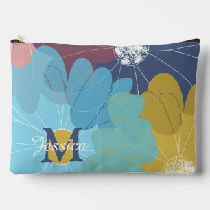Pochette À Accessoires Art moderne Abstrait Fleur Personnalisé