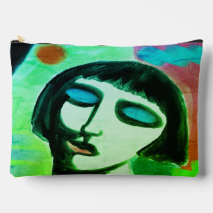 Pochette À Accessoires Art numérique Abstrait funky