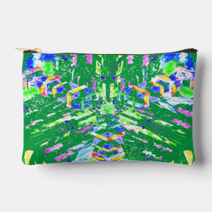 Pochette À Accessoires Art numérique fascinant dans des couleurs vives
