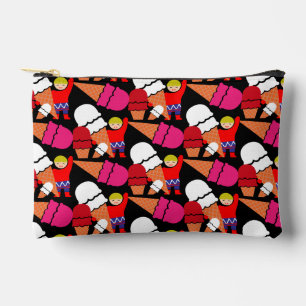 Pochette À Accessoires Art vintage rétro de glace