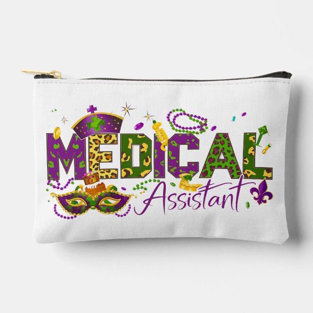 Pochette À Accessoires Assistant Médicale - Mardi Gras (Recto)