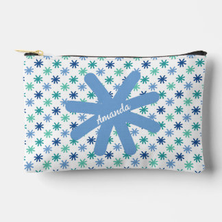 Pochette À Accessoires Astérisque Chic S Couleurs Océaniques - Blanc Edit