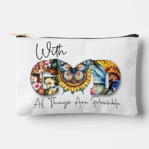 Pochette À Accessoires Avec dieu, toutes les choses sont possibles