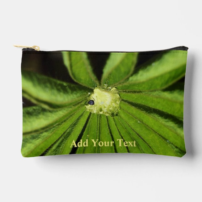 Pochette À Accessoires Baby Palm Plante par Shirley Taylor (Recto)