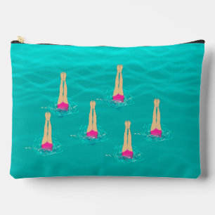 Pochette À Accessoires Baigneurs Artistiques - Nager sous l'eau