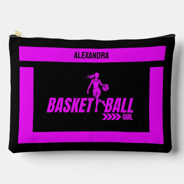 Pochette À Accessoires Basketball Anniversaire Cadeau, Basketball Joueur  (Recto)