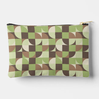 Pochette À Accessoires Bauhaus Mid Century Moderne feuille et arbre MCM