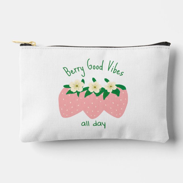 Pochette À Accessoires Berry Good Vibes All Day (Recto)