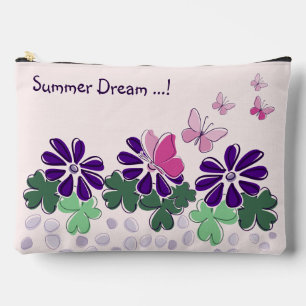 Pochette À Accessoires Beurre Fleur sauvage mignon battage Nom du doodle