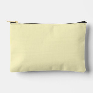 Pochette À Accessoires Beurre jaune uni