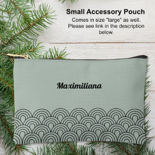 Pochette À Accessoires Black on Green - Arches Glam Petit Accessoire Pouc