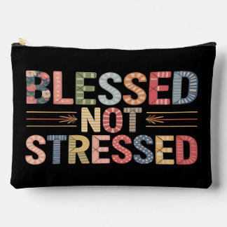 Pochette À Accessoires Blessed Not Stressed Accessory Pouch