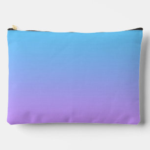 Pochette À Accessoires Bleu pâle à Lavender Ombre Motif dégradé