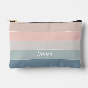 Pochette À Accessoires bleu rose Couleur personnalisée Couleur Blocage Ba