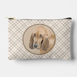 Pochette À Accessoires Bloodhound Peinture rouge mignon odeur chien art