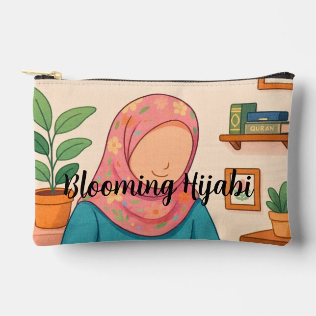 Pochette À Accessoires Blooming Hijabi Pouch (Recto)