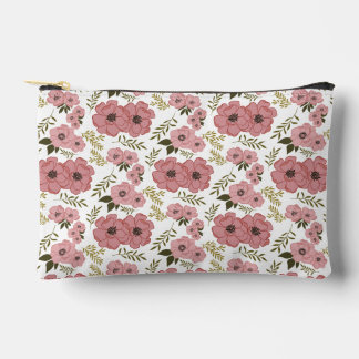 Pochette À Accessoires Blush Meadow Blooms Floral Accessory Pouch