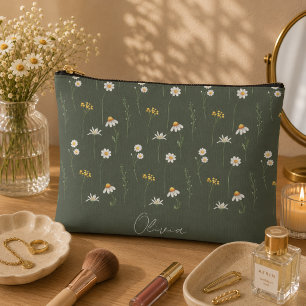 Pochette À Accessoires Boho Floral Arc-en-ciel