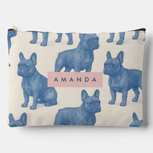Pochette À Accessoires Bouledogue Français Mignon Personnalisé