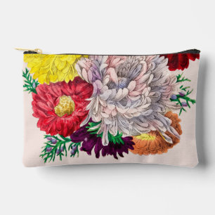 Pochette À Accessoires Bouquet de fleurs sauvages botaniques vintage vibr