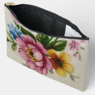 Pochette À Accessoires Bouquet floral de la coupe de thé imprimé coupé sa