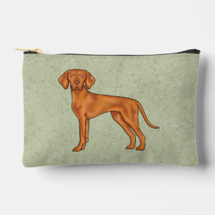Pochette À Accessoires Braque Hongrois Vizsla Dessin Animé Mignon Chien V